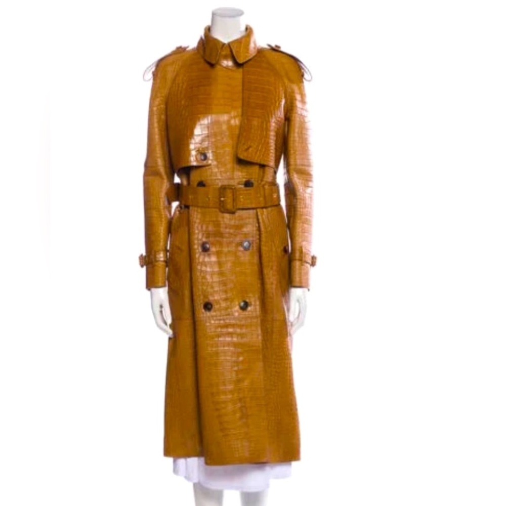 Burberry Alligator Trench Coat I Spring
419 Runway W tags